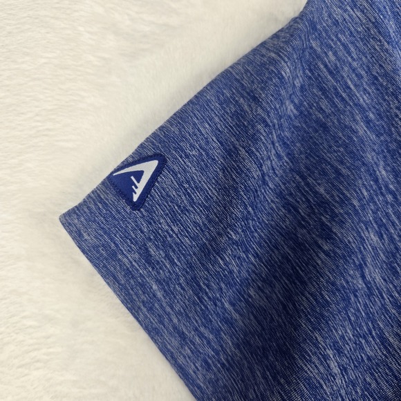 Antigua Womens Blue Heathered Shirt Size‎ Medium Golf Activewear Collared - Picture 5 of 8